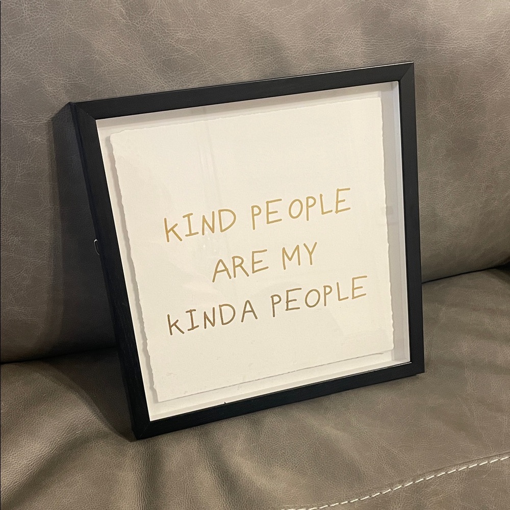 Framed Wall Art with Inspirational Quote
